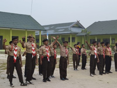 Perkemahan Pramuka Penggalang se-Bukit Batu 2019