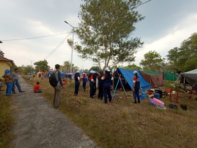 Kemah Gugus Depan Pangkalan SMKN 8 Palangkaraya