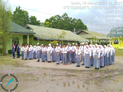 Kunjungan PLT kadisdik pd UNBK 2020