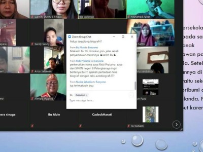 Pembelajaran online via Zoom