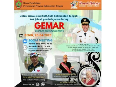Pembelajaran online via Zoom